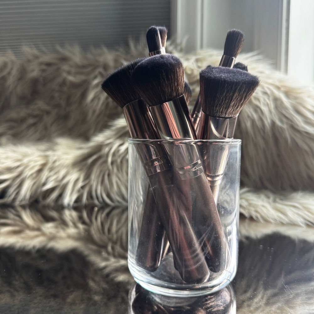 Burnt Copper 9 pieceMakeup Brush Set